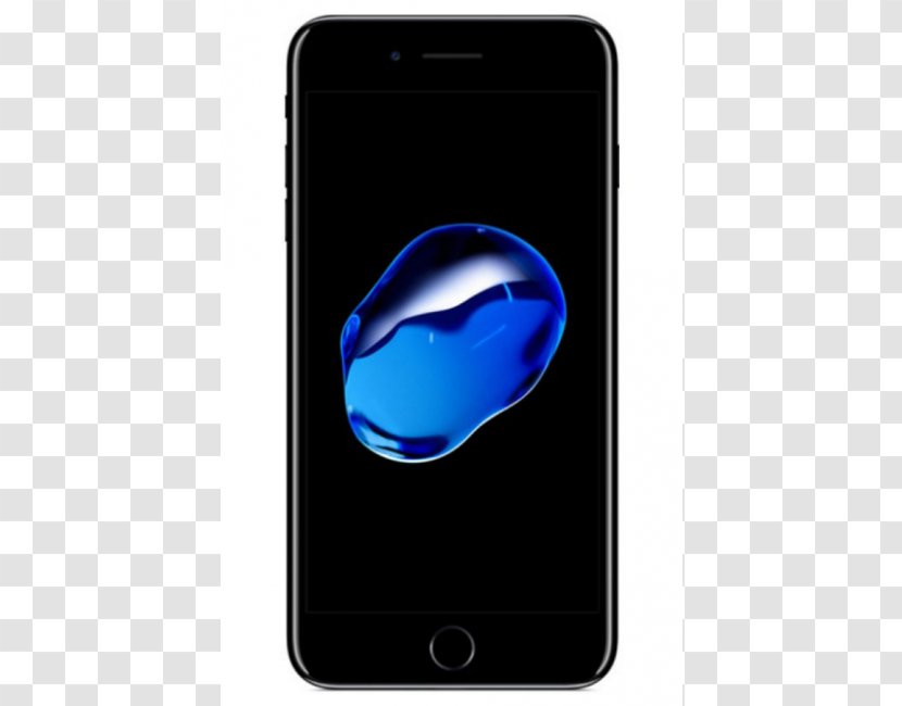 Apple IPhone 7 Jet Black Telephone - Unlocked Transparent PNG