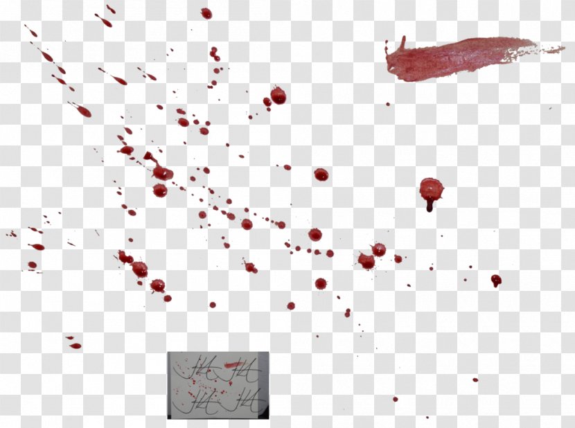 Bloodstain Pattern Analysis Red - Blood Splatter Transparent PNG
