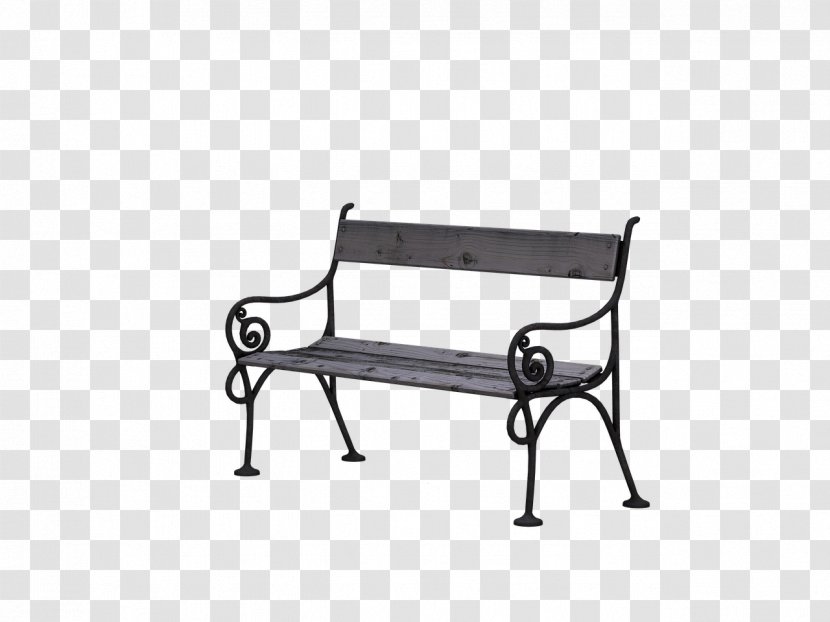 Garden Fence Forging House Bench Seat - Forge Transparent PNG