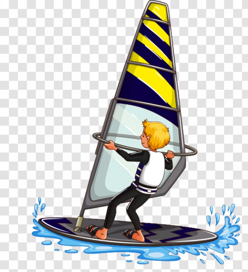 Sail Surfing - Surfboard - Boy Transparent PNG