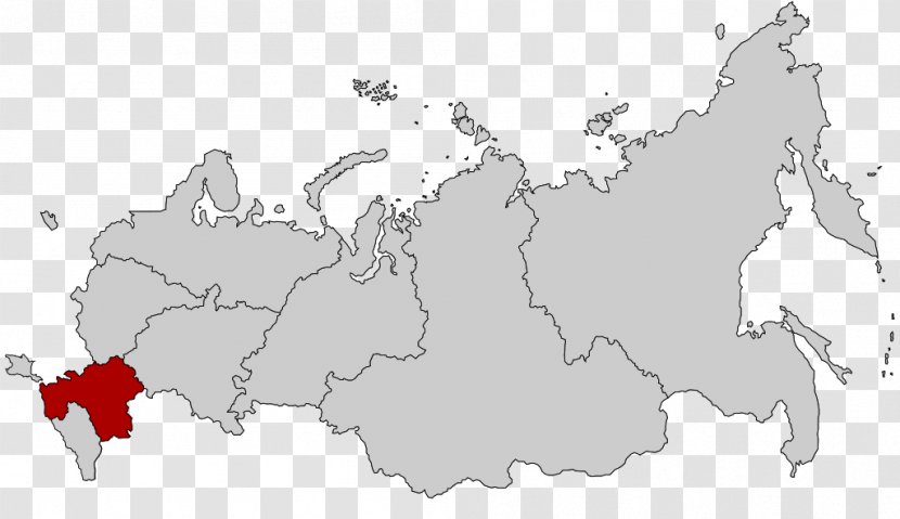 Southern Federal District Central Russia Republics Of Map - Openstreetmap Transparent PNG