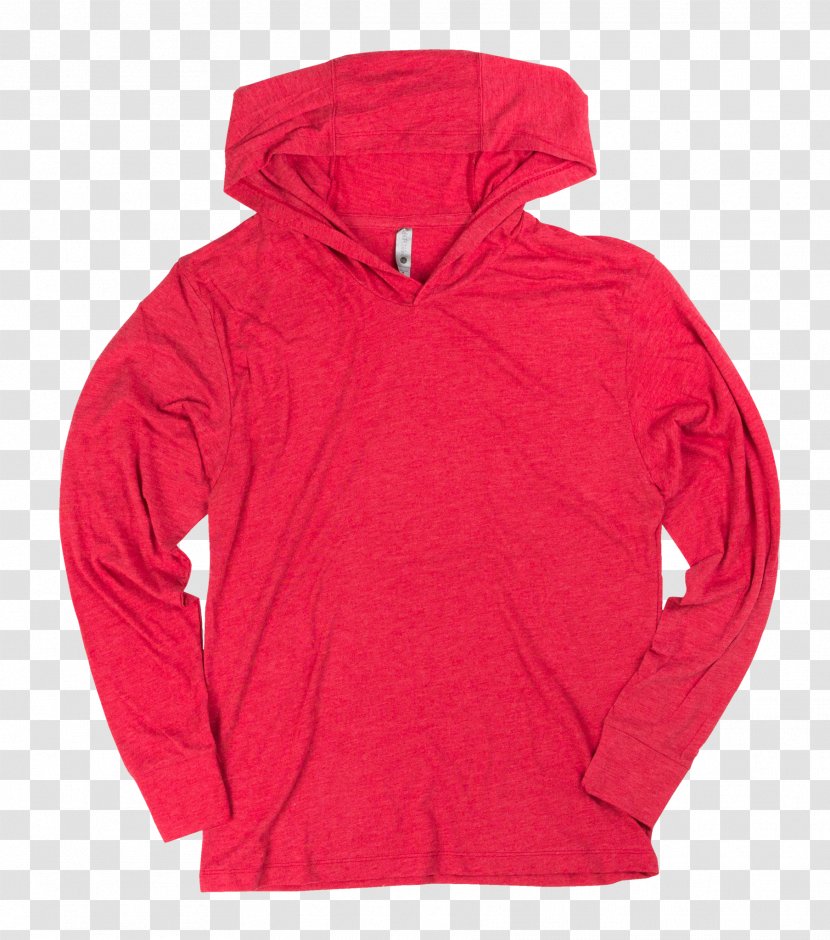 Hoodie Polar Fleece Neck - Printed T Shirt Red Transparent PNG