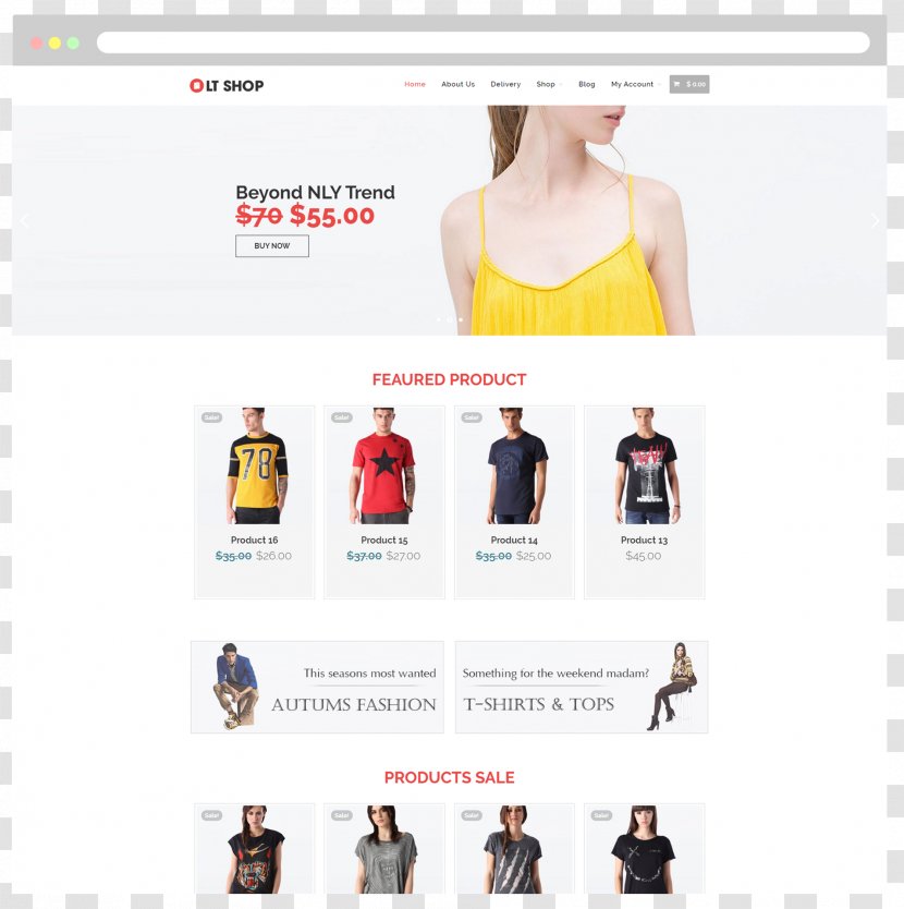 WordPress E-commerce Theme T-shirt Product - Advertising Transparent PNG