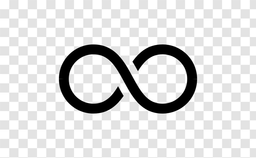Infinity Symbol - Black And White - Design Transparent PNG