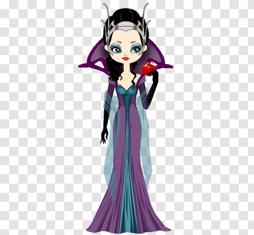 Queen Narissa Evil Maleficent Giselle - Cartoon Transparent PNG