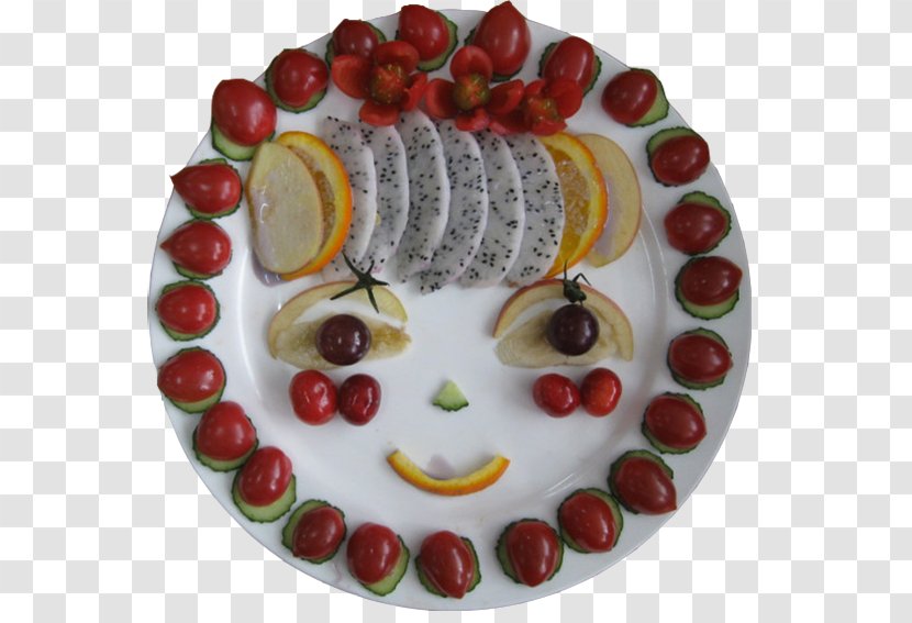 Torte Auglis Clip Art - Assorted Fruit Platter Smiley Transparent PNG