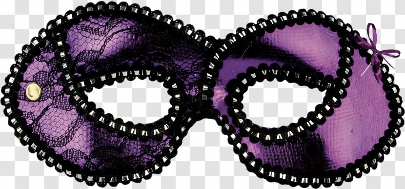 Mask Violet Carnival Headgear Masquerade Ball - Glasses Transparent PNG