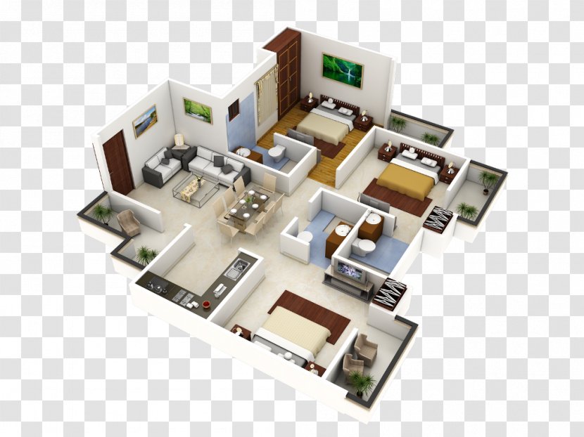 Plan Interior Design Services Facade House - Room - Cad Floor Transparent PNG