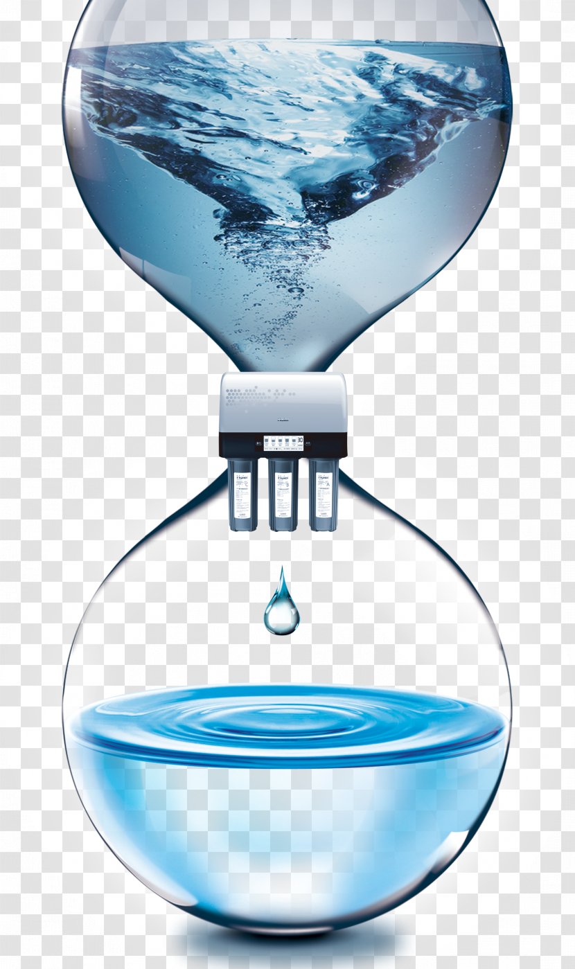 Water Filter Purification Filtration - Hourglass Transparent PNG