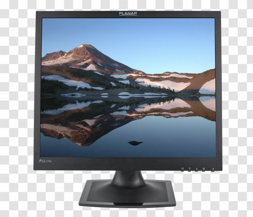 Computer Monitors Planar Systems PLL1710 Liquid-crystal Display LED-backlit LCD - Device Transparent PNG
