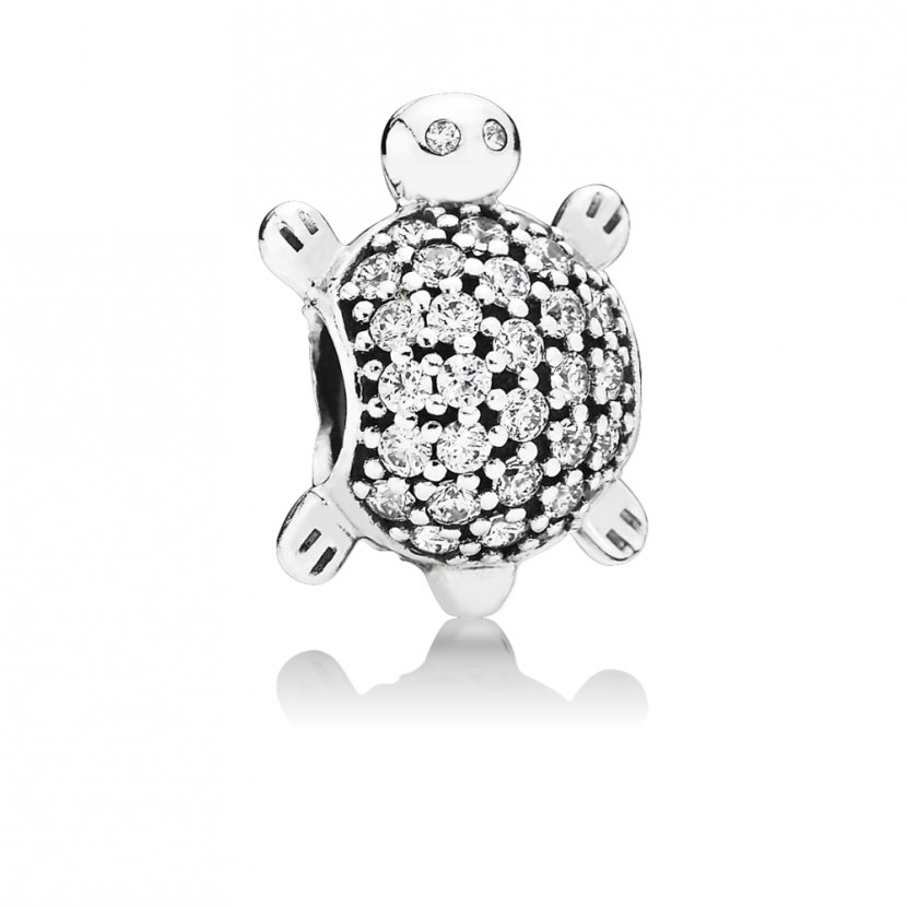 Pandora Charm Bracelet Jewellery Cubic Zirconia Turtle Transparent PNG