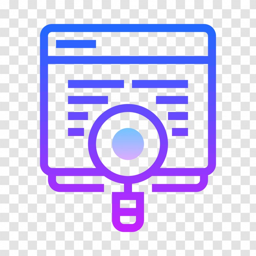 Magnifying Glass - Text - Search Icon Transparent PNG