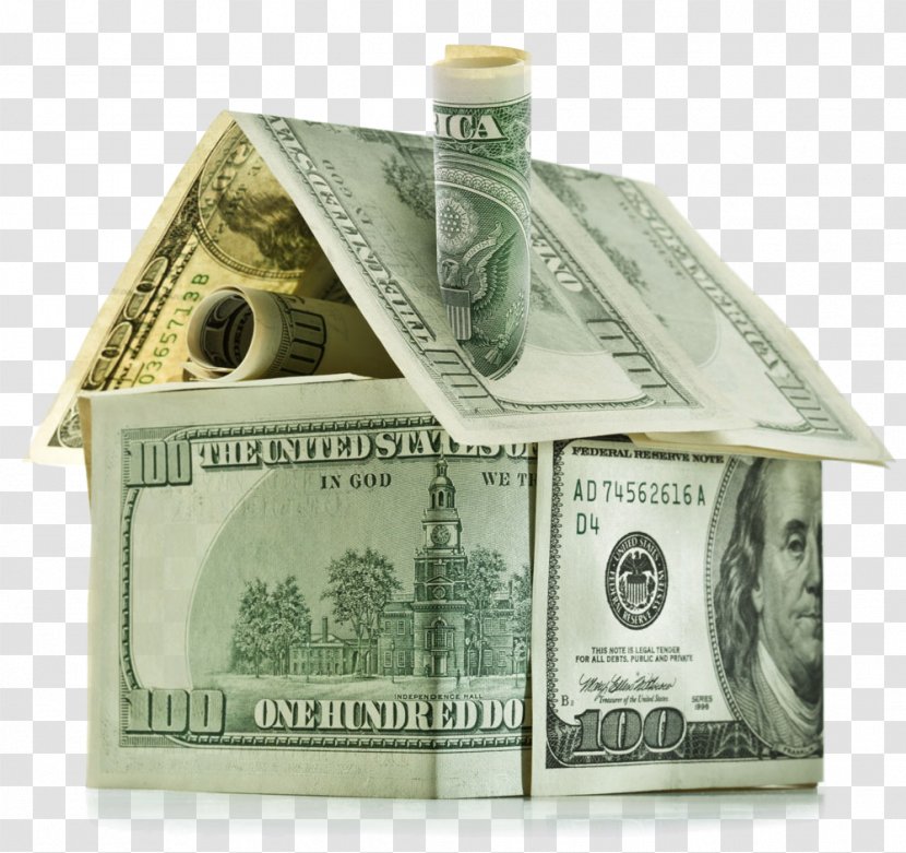 Money House Bank Home Equity Line Of Credit Saving - Payment - Dollar Bills Transparent PNG
