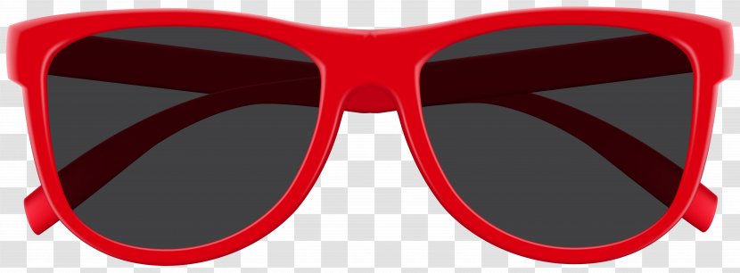 Sunglasses Red Eyewear - Brand - Clip Art Image Transparent PNG