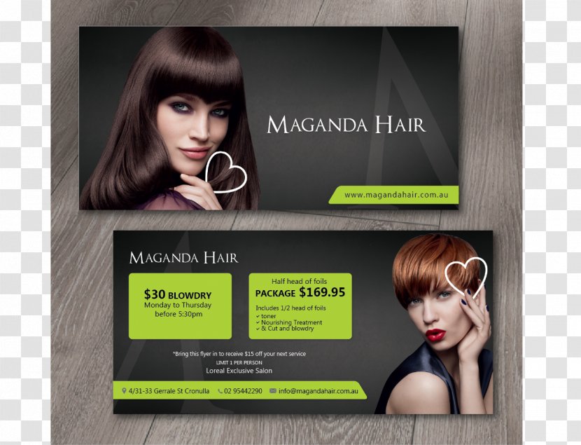 Hair Coloring Display Advertising Beauty Parlour Flyer - Salon Transparent PNG