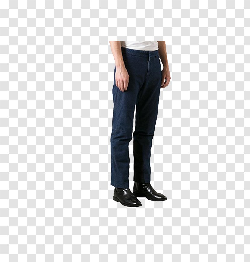 Jeans Denim Designer Pocket - Standing - Meng Kelai Men's Side Transparent PNG