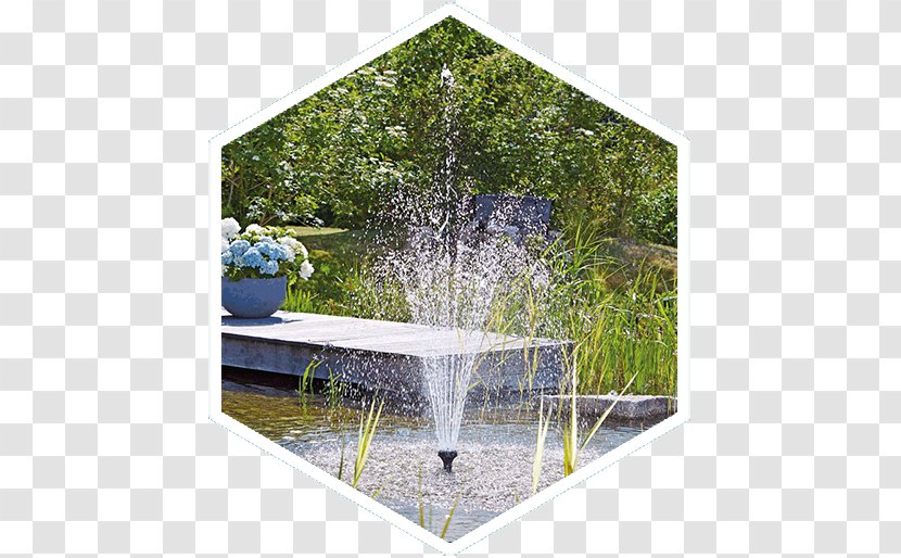 Fountain Water Feature Nozzle Garden Pump - Pond Transparent PNG