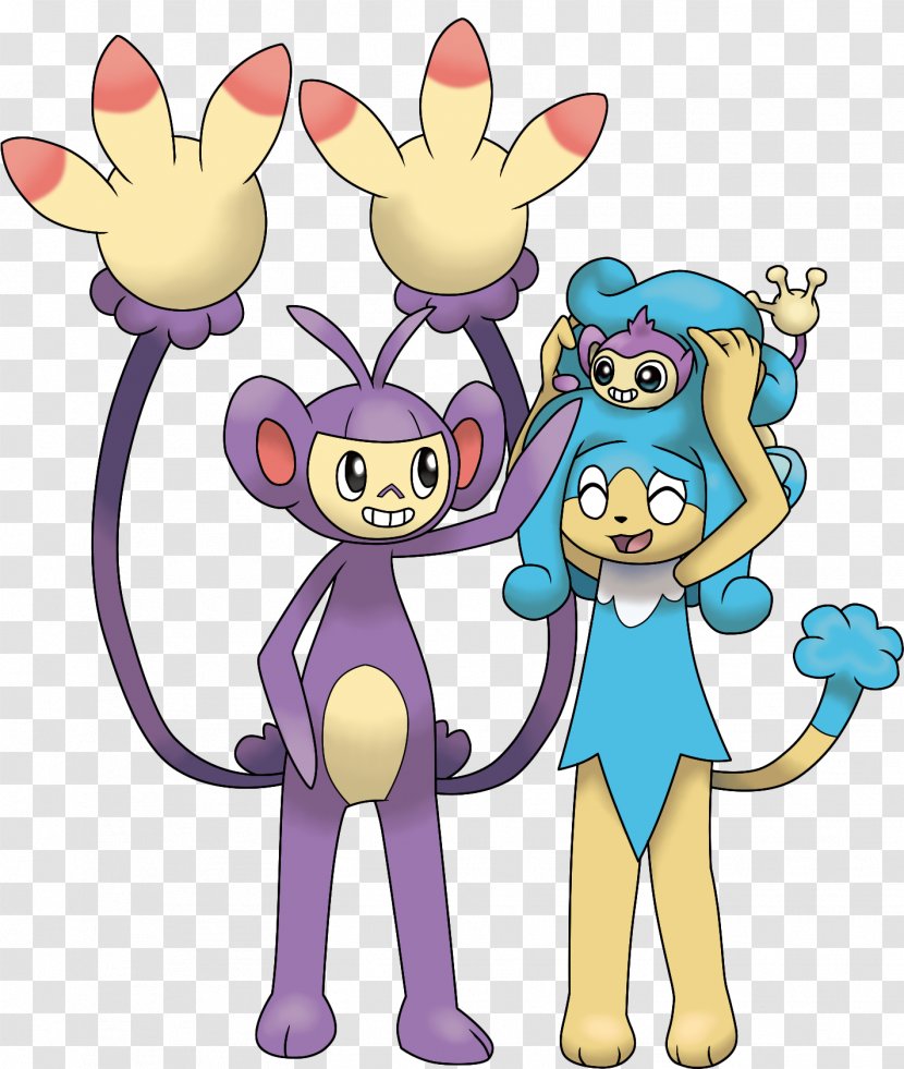Simipour Ambipom Panpour Pokémon Aipom - Silhouette - Pokemon Transparent PNG