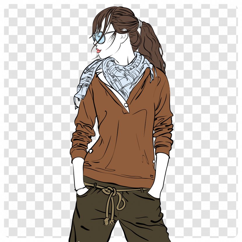 Royalty-free Photography Person Illustration - Cartoon - Tide Women Transparent PNG