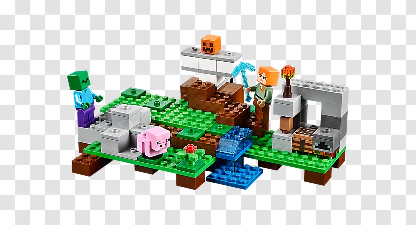 LEGO 21123 Minecraft The Iron Golem Lego Toy - Tree - Town Displays Transparent PNG