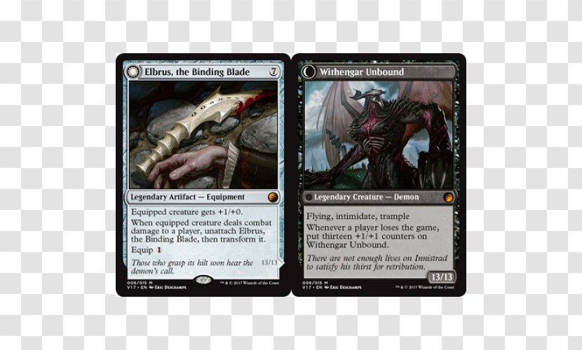 Magic: The Gathering From Vault: Transform Elbrus, Binding Blade Playing Card Legends - Masters Vaults Transparent PNG