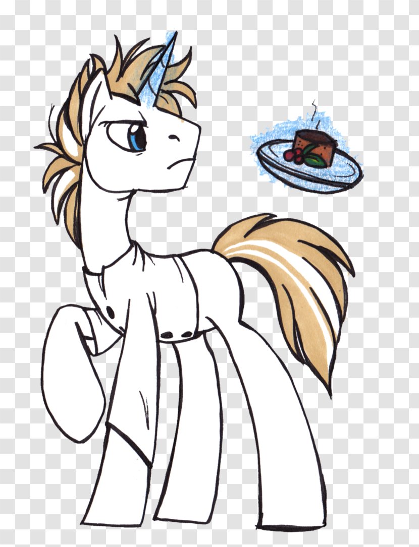 Pony Horse Line Art Clip - Heart - Little Chef Transparent PNG