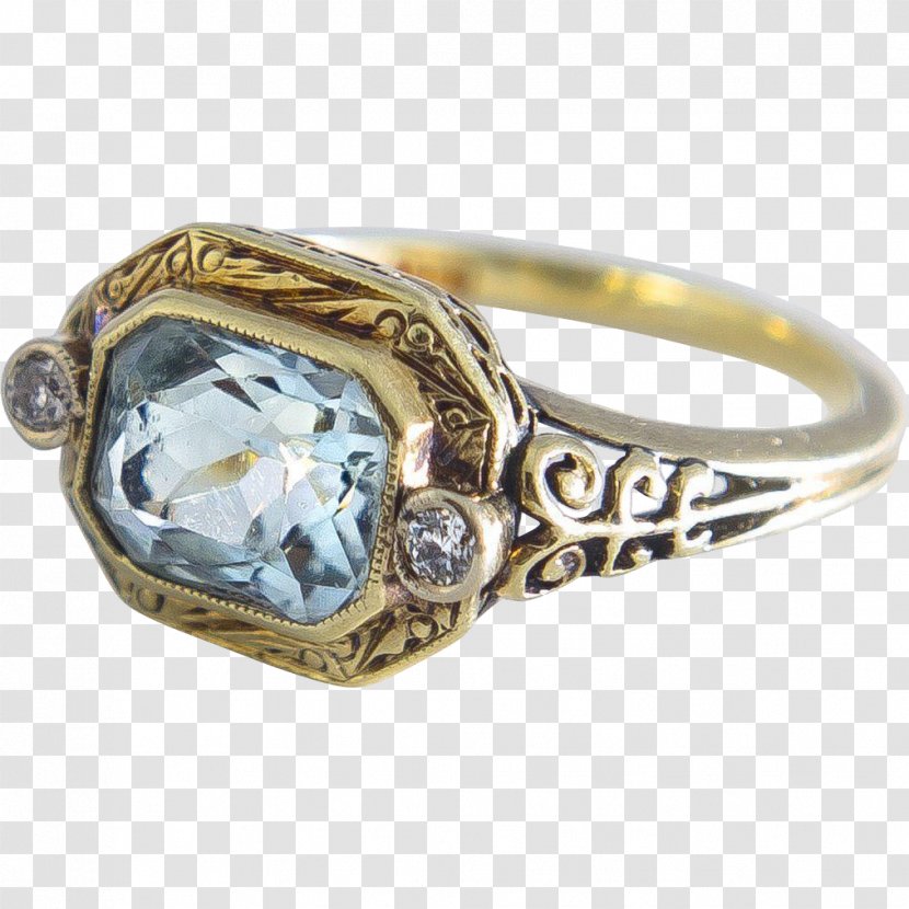 Filigree Ring Sapphire Carat Jewellery - Jewelry Making Transparent PNG