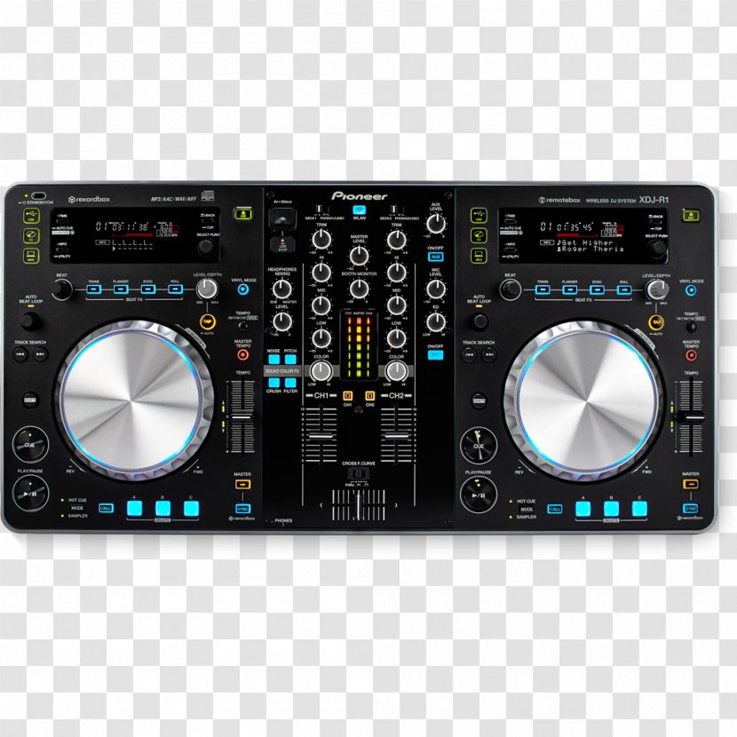 DJ Controller Pioneer Disc Jockey XDJ-R1 CDJ - Frame - Silhouette Transparent PNG