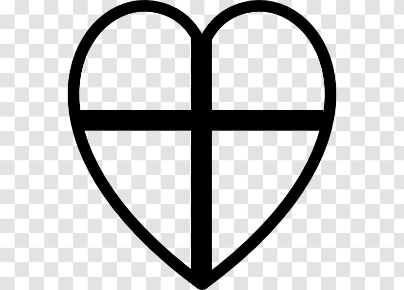 Heart The Armor Of God Symbol Clip Art - Watercolor - Hearts Cross Cliparts Transparent PNG
