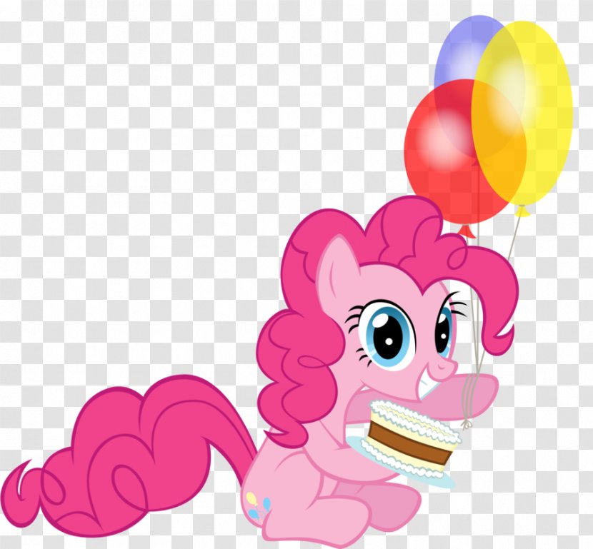 My Little Pony: Pinkie Pie's Party Balloon - Silhouette Transparent PNG