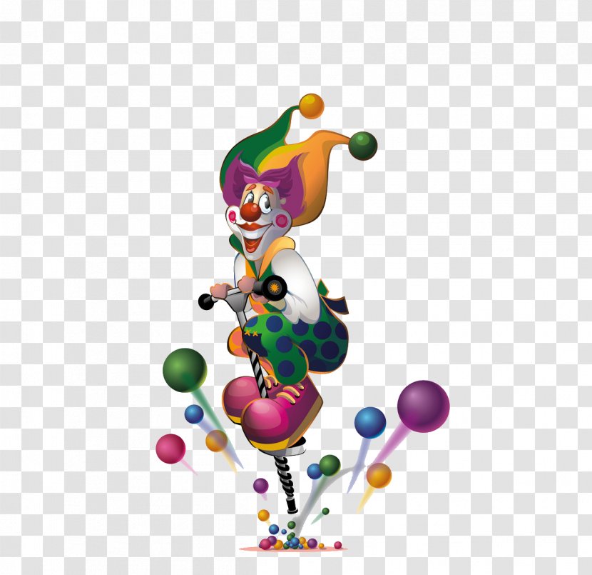 Happy Birthday To You Royalty-free Illustration - Greeting Card - Clown Playing Spring Transparent PNG