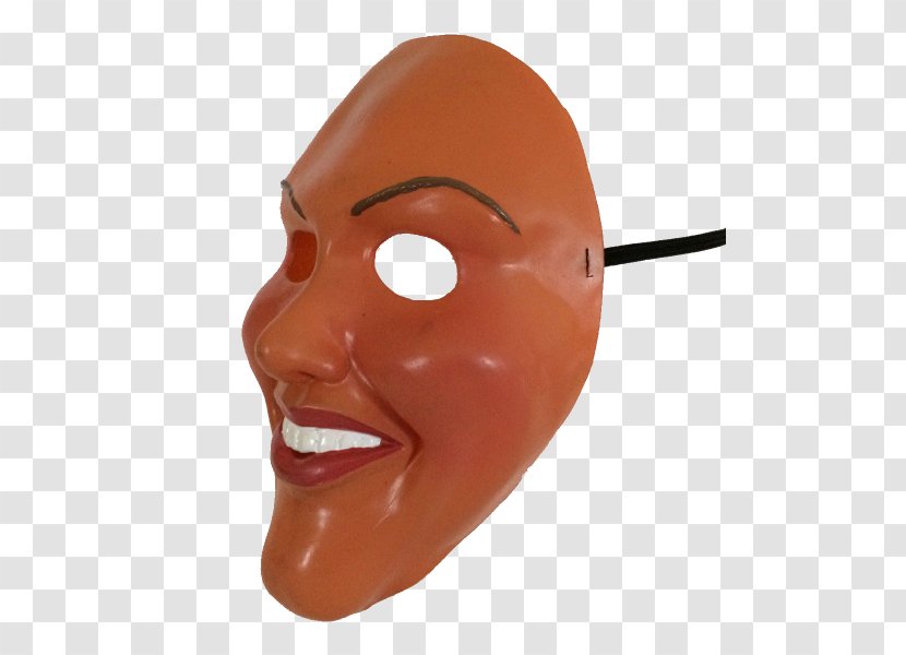 Mask James Sandin Smile Costume The Purge Film Series - Mouth - Pumpkin Transparent PNG