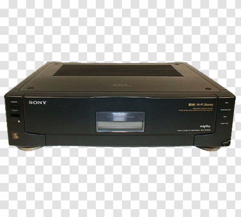 S-VHS VCRs High Fidelity DV - Audio Receiver - Vhs Transparent PNG