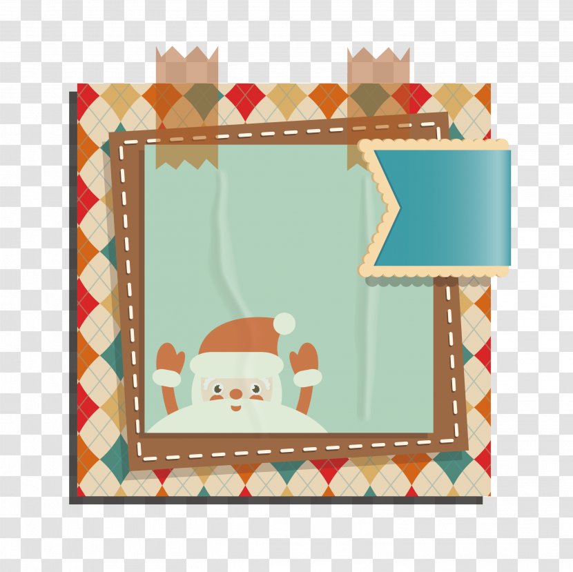Paper Santa Claus Christmas Decoration Clip Art - Home Accessories - Notebook Transparent PNG