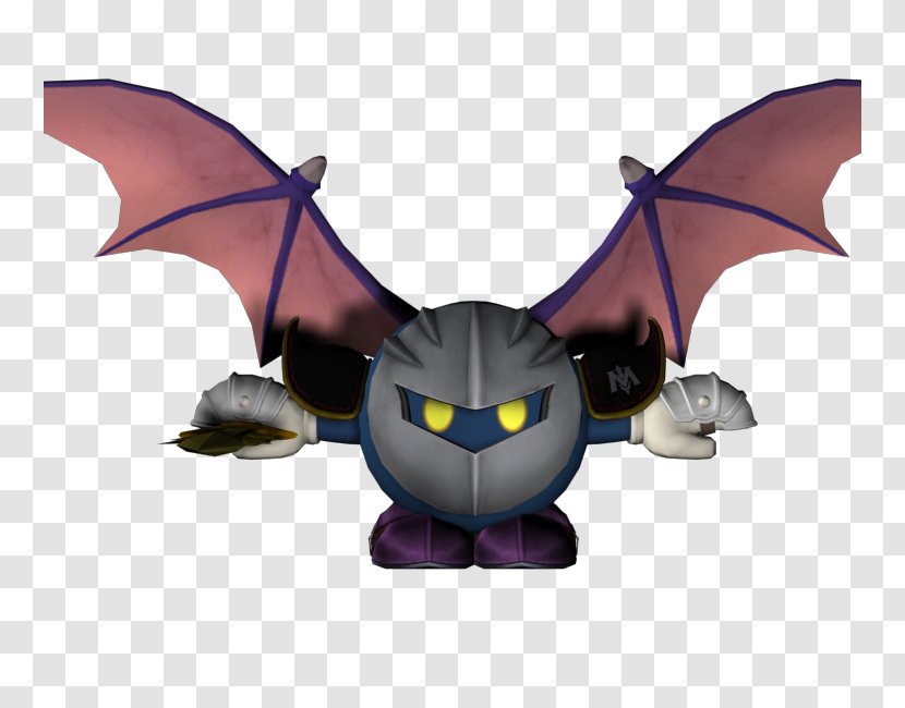 Super Smash Bros. For Nintendo 3DS And Wii U Melee Meta Knight - Purple Transparent PNG