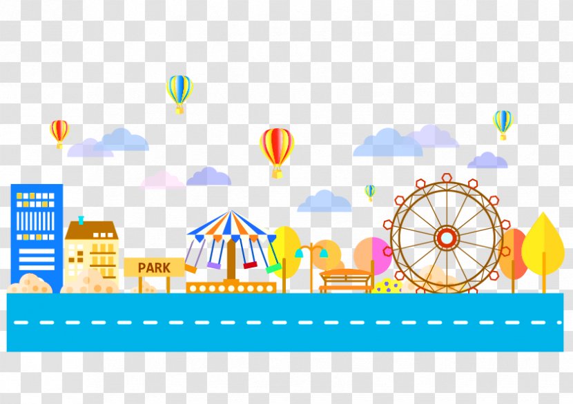 Amusement Park Carousel Illustration - Diagram - Christmas Transparent PNG