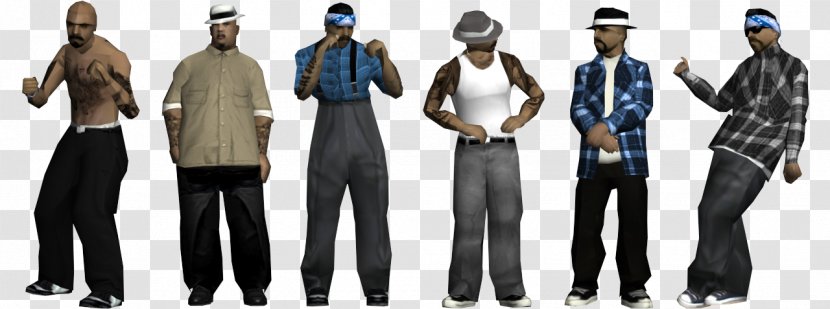 Grand Theft Auto: San Andreas Multiplayer Auto V Sureños - Costume - Team Transparent PNG