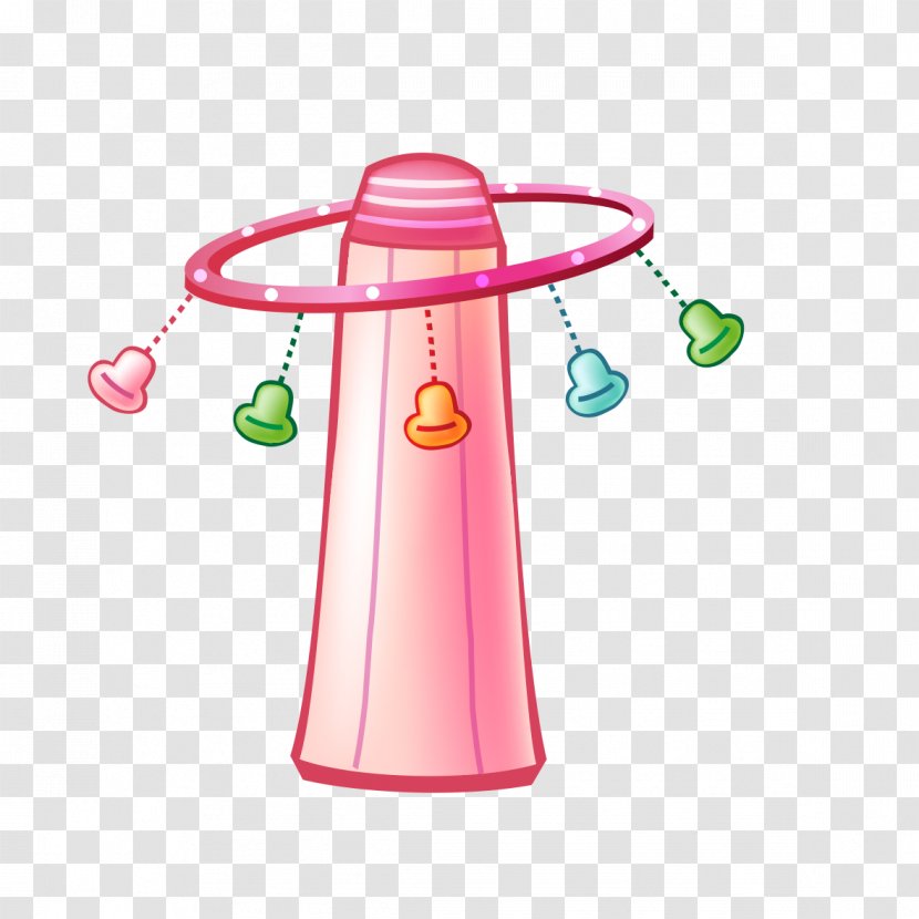 Toy Pinwheel - Designer - Round Red Bell Transparent PNG
