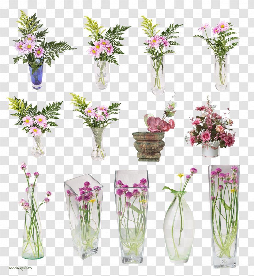Cut Flowers Vase Floral Design Floristry - Flower Transparent PNG