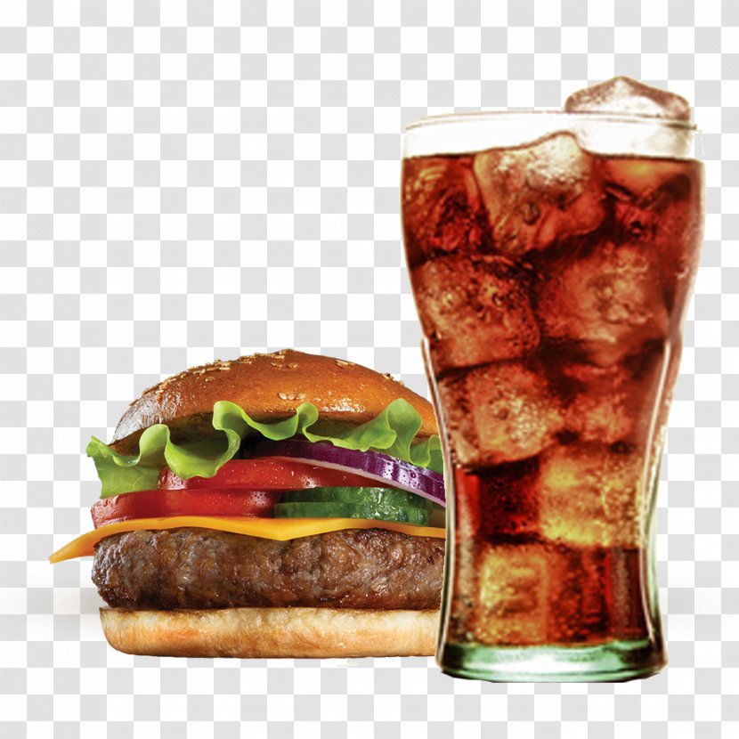Coca-Cola Hamburger Diet Coke French Fries - Fast Food - Burger Transparent PNG