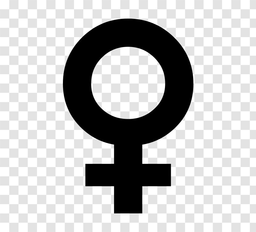Gender Symbol Female Sign - Feminism Transparent PNG