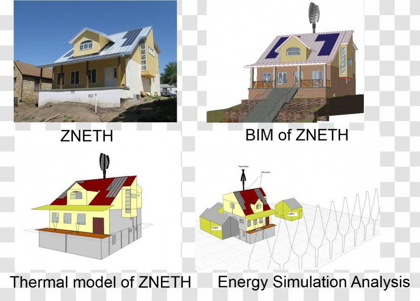 Zero-energy Building Low-energy House Plan - Facade Transparent PNG