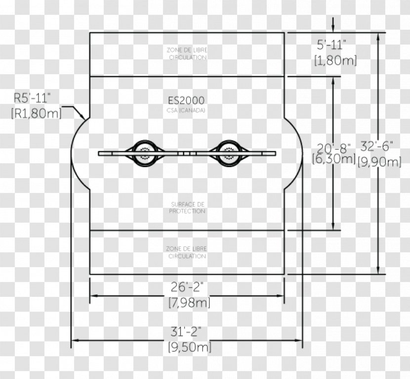 Technical Drawing Document Floor Plan - Elephants Play Transparent PNG