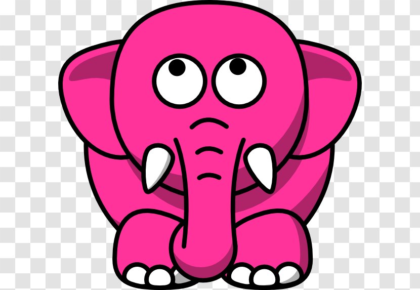 Drawing Cartoon Elephant Transparent PNG