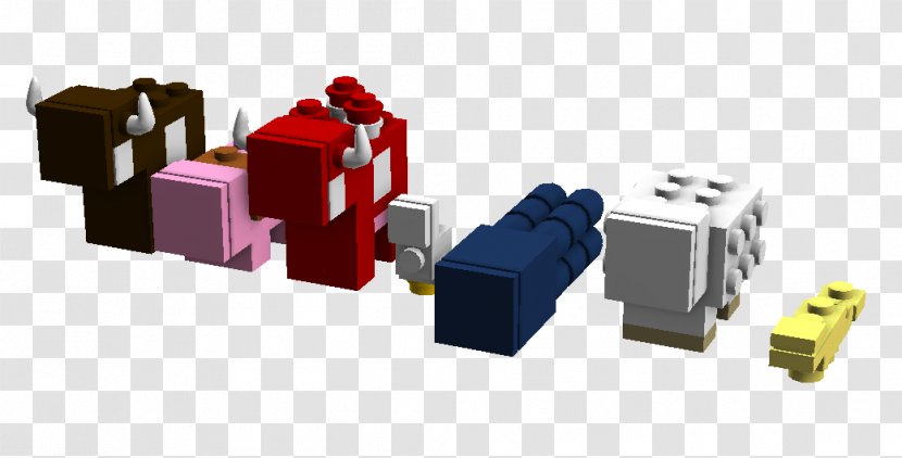 Lego Minecraft Sheep Minifigure - Cube Transparent PNG