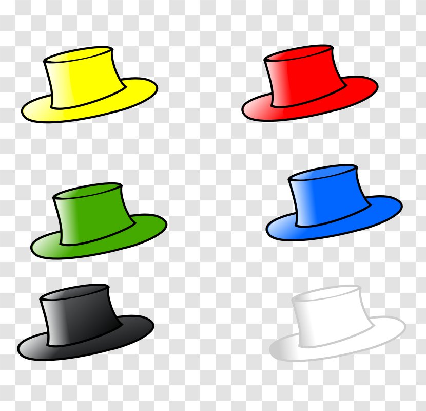 Six Thinking Hats Fedora Clothing Clip Art - Critical - Hat Transparent PNG