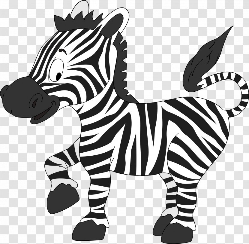 Zebra Cartoon - Horse - Mane Toy Transparent PNG