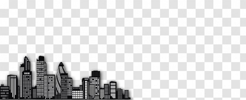Skyline Skyscraper Cityscape White Transparent PNG