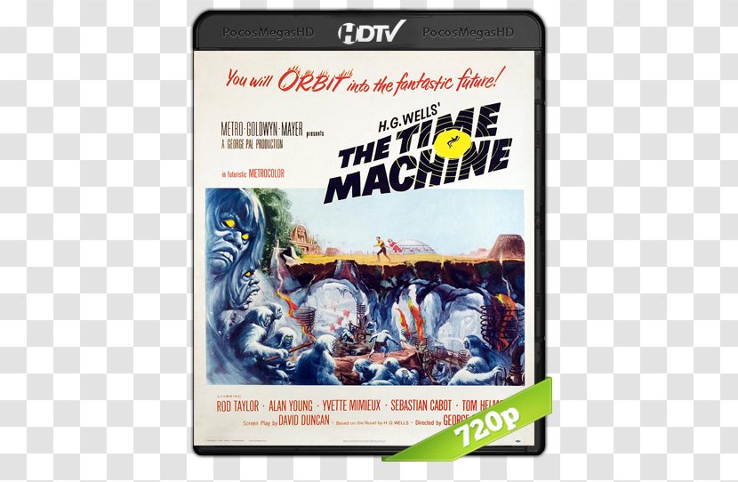 The Time Machine Travel Photography - Hdtv Transparent PNG