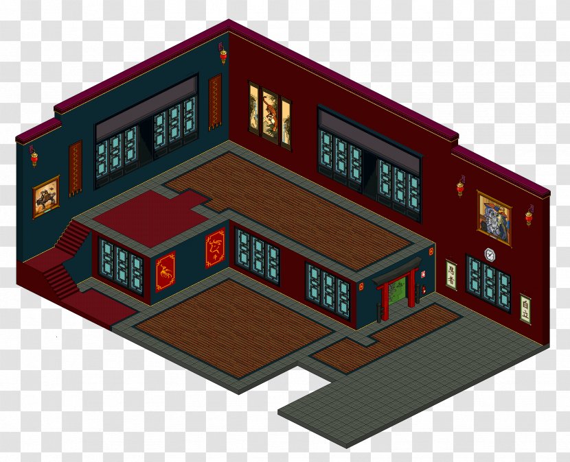 Habbo Room Lobby Online Chat House - Hall - Rooms Transparent PNG